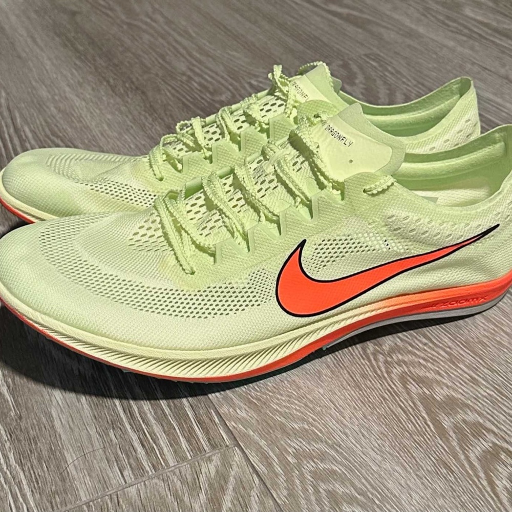 Nike ZoomX Dragonfly Volt Orange Cleats Size 13 New